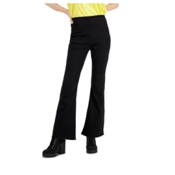 TINSELTOWN Womens Black size 11 Stretch Juniors' Pull-On Flare Jeans bla… - Picture 8 of 8